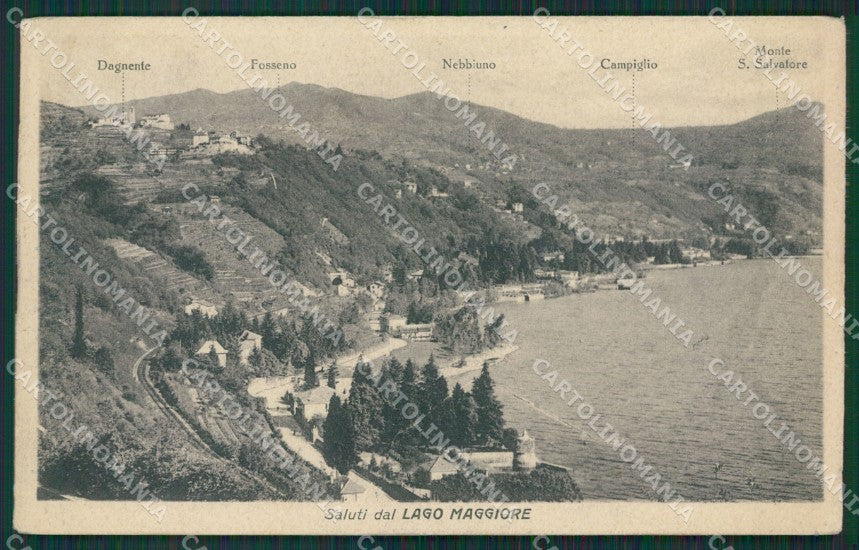 Novara Arona Dagnente Lago Maggiore cartolina KV5040 – fronte