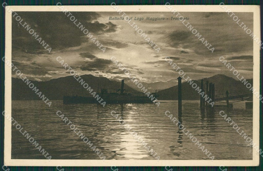 Verbania Lago Maggiore Battello cartolina KV5043 – fronte