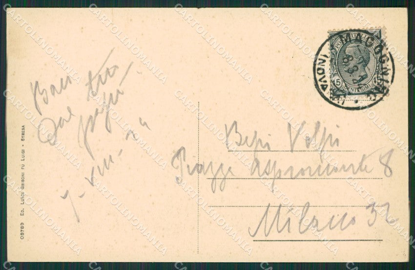 Verbania Stresa Magognino Lago Maggiore cartolina KV5046 – retro