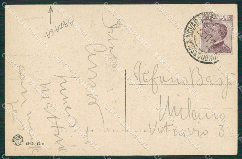 Novara Ameno Convento del Mesma ABRASA cartolina KV5051 – retro