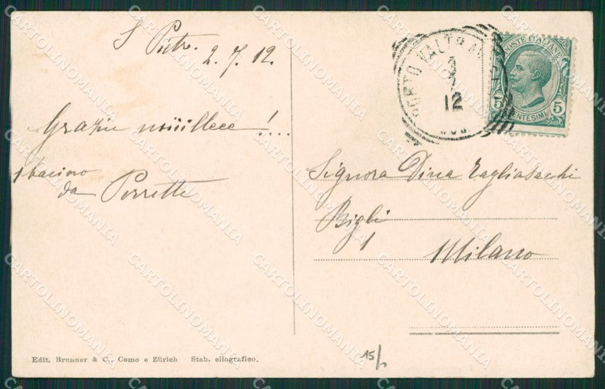 Verbania Stresa Isola Bella Isola Superiore Lago Maggiore cartolina KV5054 – retro