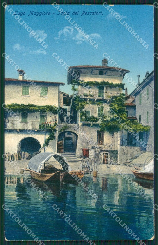 Verbania Stresa Isola Pescatori Lago Maggiore cartolina KV5065 – fronte