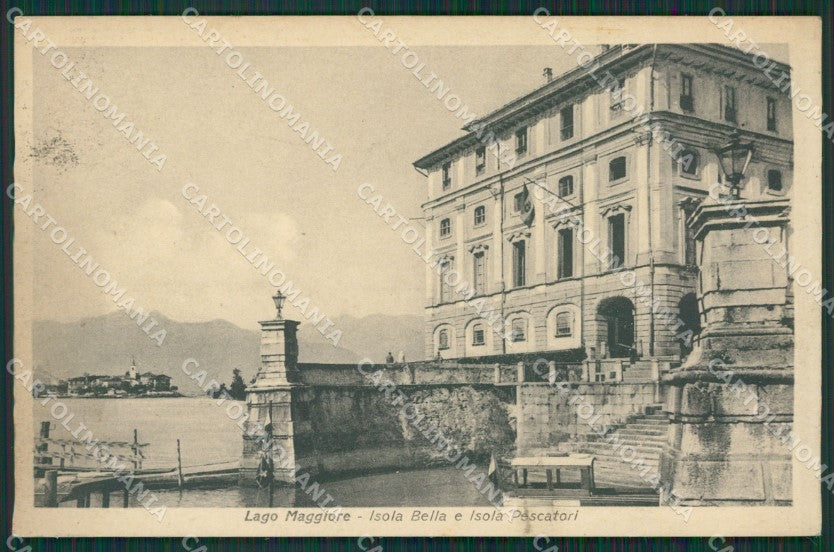 Verbania Stresa Isola Bella Isola Pescatori Lago Maggiore cartolina KV5072 – fronte