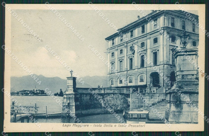 Verbania Stresa Isola Bella Isola Pescatori Lago Maggiore cartolina KV5074 – fronte