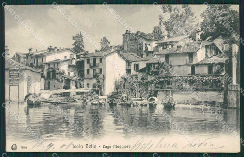 Verbania Stresa Isola Bella Lago Maggiore cartolina KV5076 – fronte