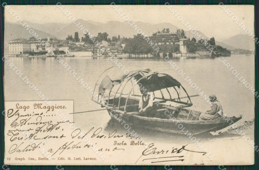Verbania Stresa Isola Bella REINCOLLATA Lago Maggiore cartolina KV5080 – fronte