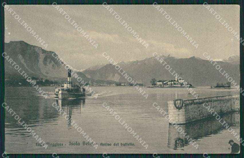 Verbania Stresa Isola Bella Battello Lago Maggiore cartolina KV5085 – fronte