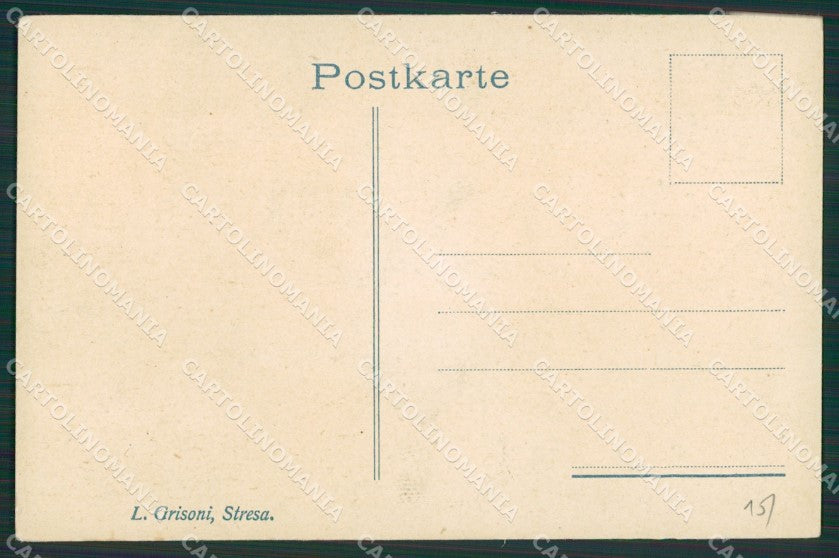Verbania Stresa Isola Madre Lago Maggiore cartolina KV5087 – retro