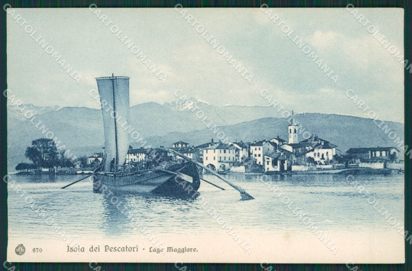 Verbania Stresa Isola Pescatori Lago Maggiore cartolina KV5088 – fronte