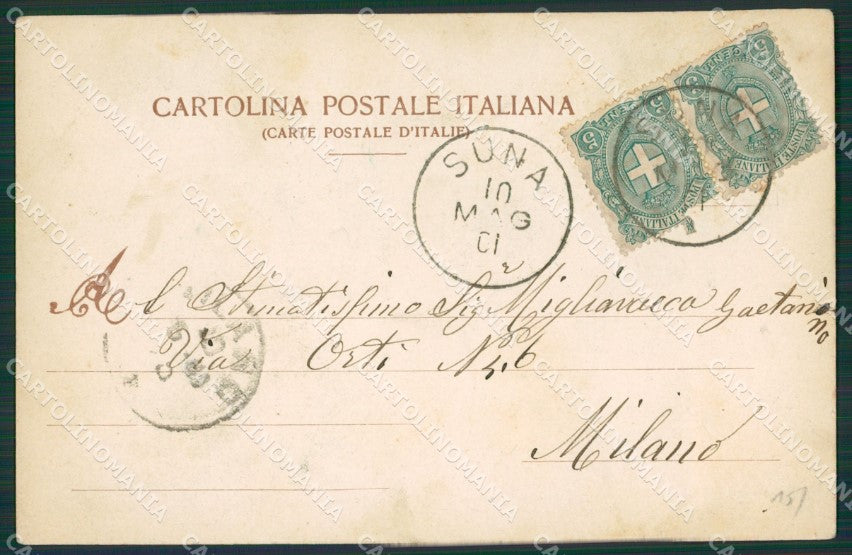 Verbania Stresa Isola Borromee Lago Maggiore cartolina KV5090 – retro