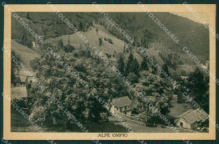 Verbania San Bernardino Verbano Alpe Ompio Lago Maggiore cartolina KV5105 – fronte