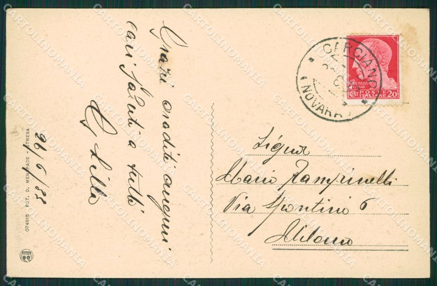 Verbania Stresa Carciano Lago Maggiore cartolina KV5107 – retro