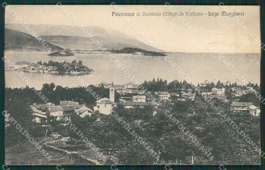 Verbania Stresa Carciano Lago Maggiore cartolina KV5108 – fronte