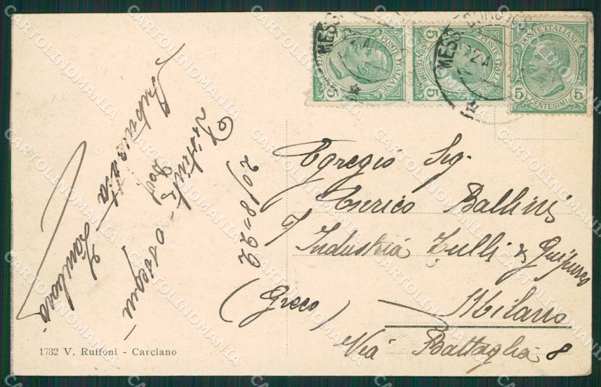 Verbania Stresa Carciano Lago Maggiore cartolina KV5108 – retro