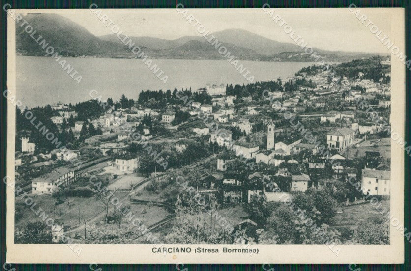 Verbania Stresa Carciano Lago Maggiore cartolina KV5109 – fronte