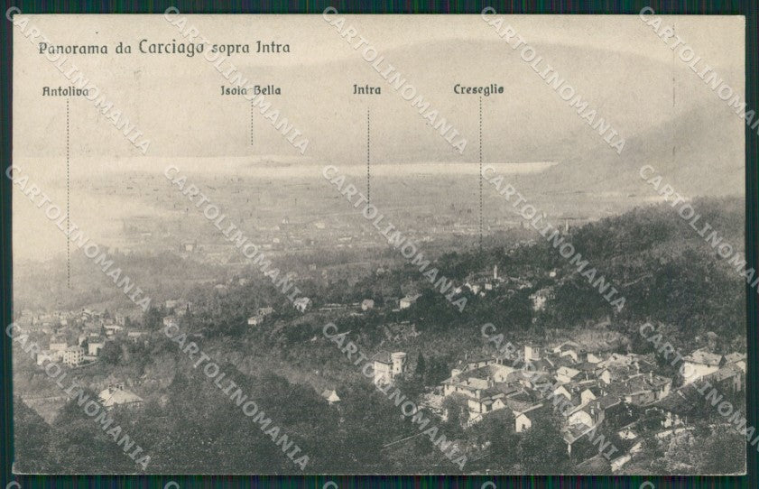 Verbania Stresa Carciano Lago Maggiore cartolina KV5112 – fronte