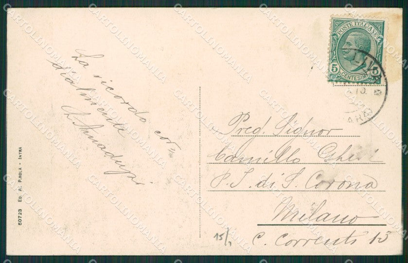 Verbania Stresa Carciano Lago Maggiore cartolina KV5112 – retro