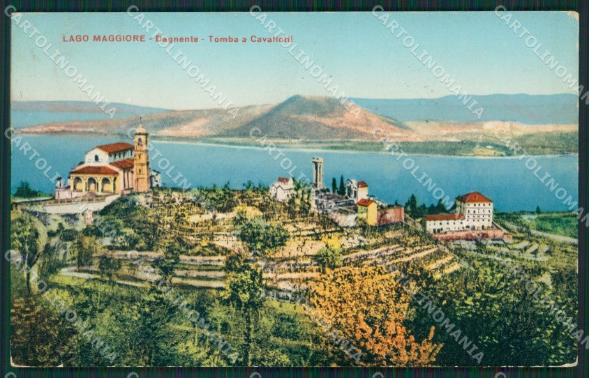 Novara Arona Dagnente Cavallotti PIEGHINA Lago Maggiore cartolina KV5120 – fronte