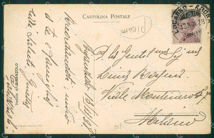 Verbania Biganzolo PIEGHE Lago Maggiore cartolina KV5121 – retro
