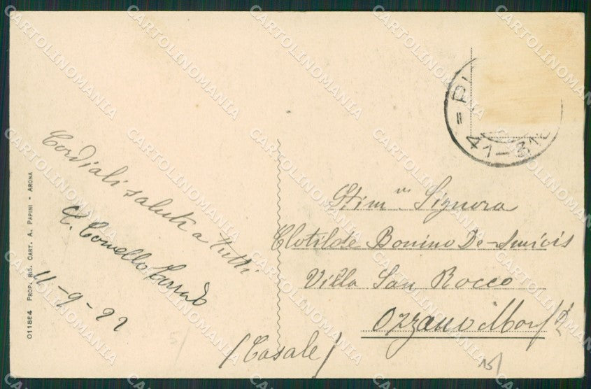 Novara Nebbiuno Tapigliano cartolina KV5128 – retro