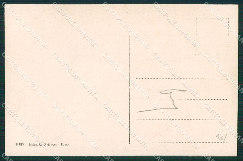 Verbania Stresa Isola Madre Lago Maggiore cartolina KV5132 – retro