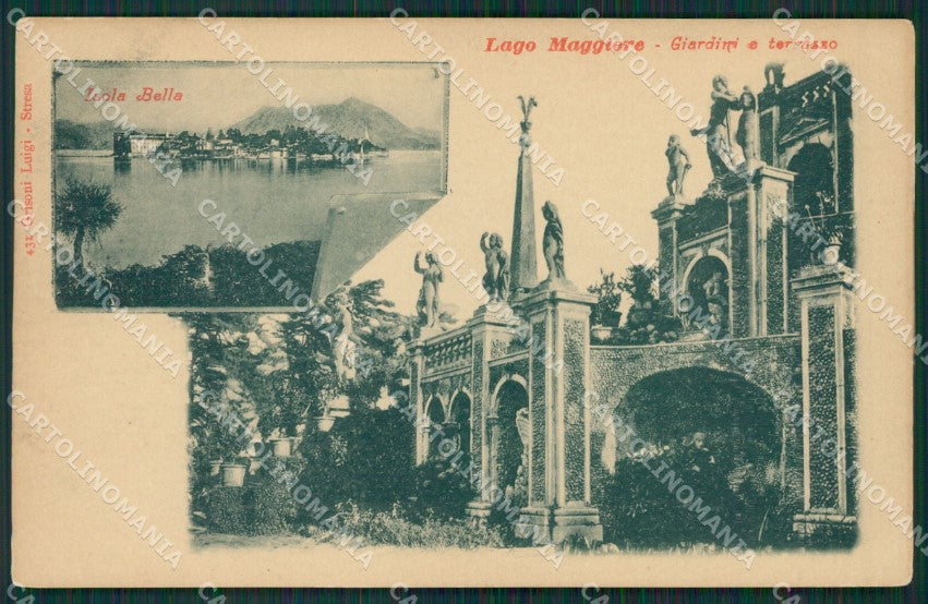 Verbania Stresa Isola Bella Lago Maggiore cartolina KV5139 – fronte