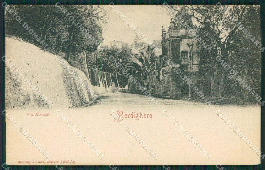 Imperia Bordighera PIEGHE cartolina KV5152 – fronte