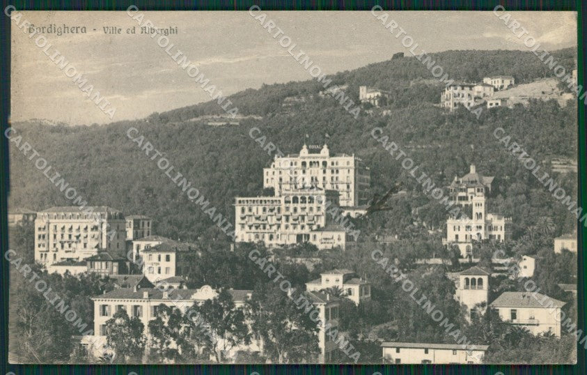 Imperia Bordighera cartolina KV5154 – fronte