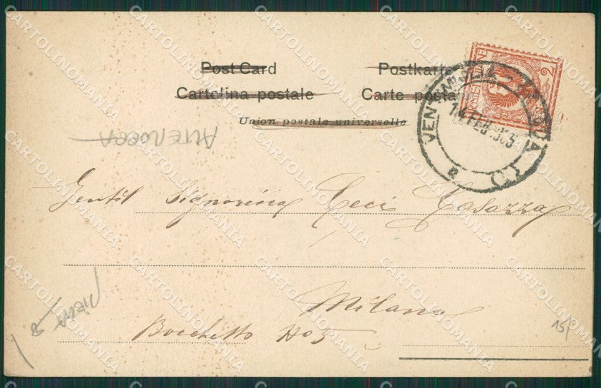Imperia Bordighera Alterocca 2617 PIEGA cartolina KV5156 – retro