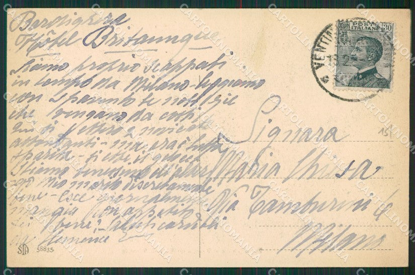Imperia Bordighera cartolina KV5159 – retro