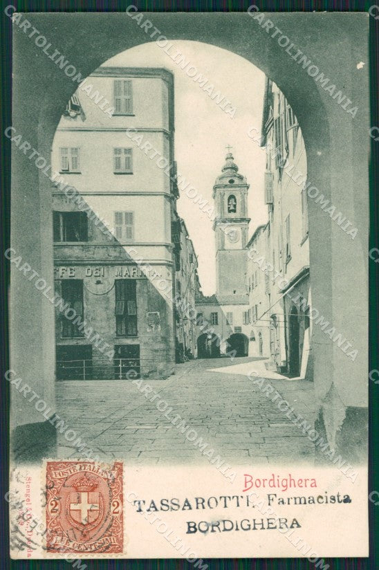 Imperia Bordighera ABRASA cartolina KV5177 – fronte