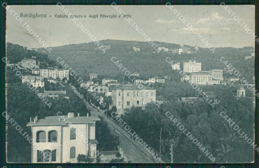 Imperia Bordighera cartolina KV5183 – fronte