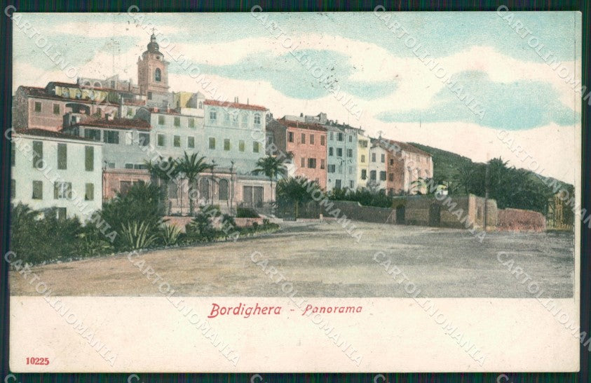 Imperia Bordighera cartolina KV5189 – fronte