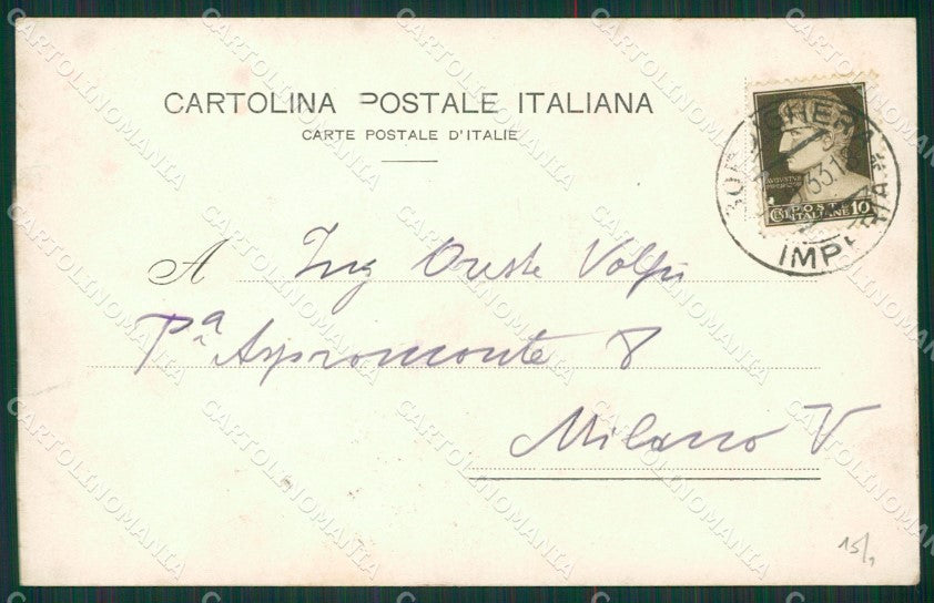 Imperia Bordighera cartolina KV5189 – retro
