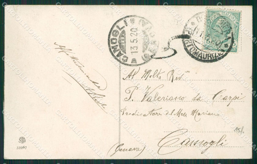 Imperia Bordighera cartolina KV5190 – retro