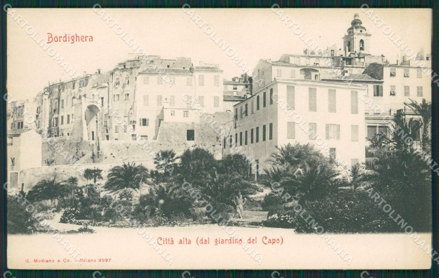 Imperia Bordighera cartolina KV5192 – fronte