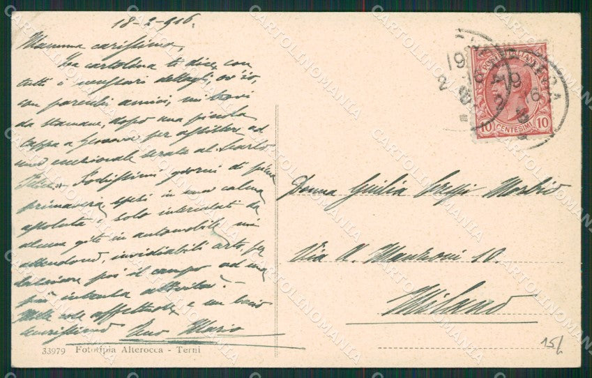 Imperia Bordighera Sant'Ampeglio cartolina KV5194 – retro