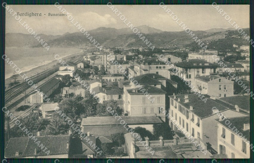 Imperia Bordighera cartolina KV5198 – fronte