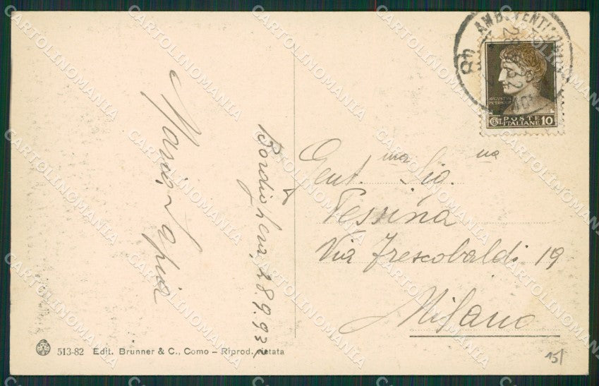 Imperia Bordighera cartolina KV5198 – retro