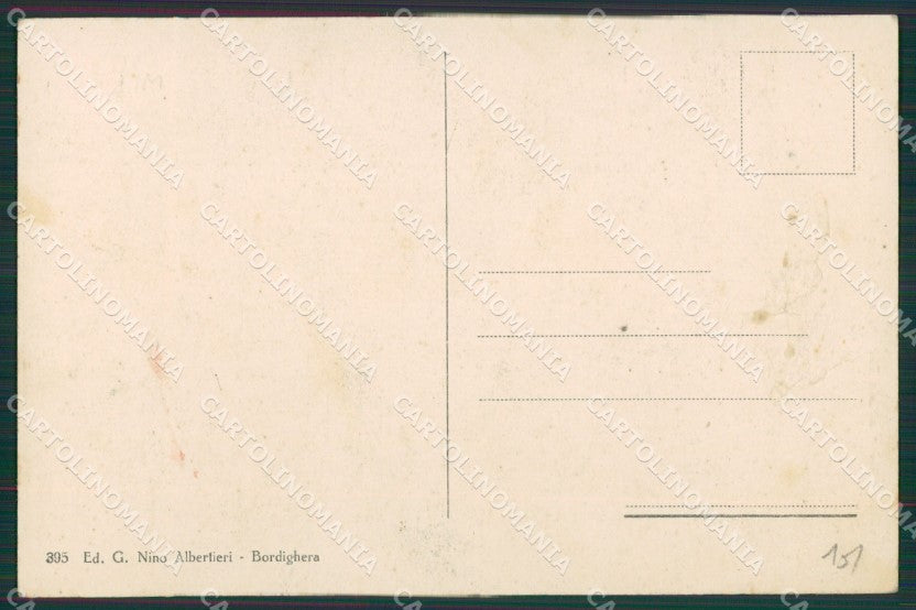 Imperia Bordighera ABRASA cartolina KV5200 – retro