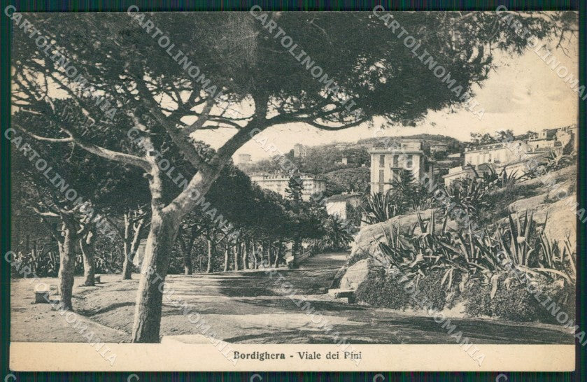 Imperia Bordighera cartolina KV5210 – fronte