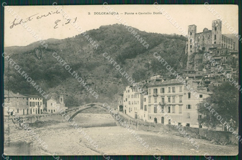 Imperia Dolceacqua cartolina KV5214 – fronte