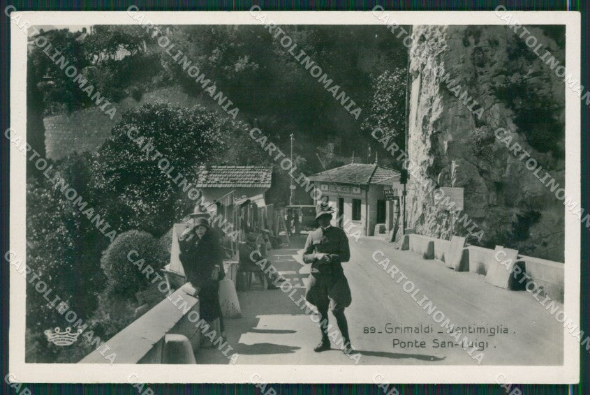 Imperia Ventimiglia Grimaldi Frontiera GdF Foto cartolina KV5249 – fronte