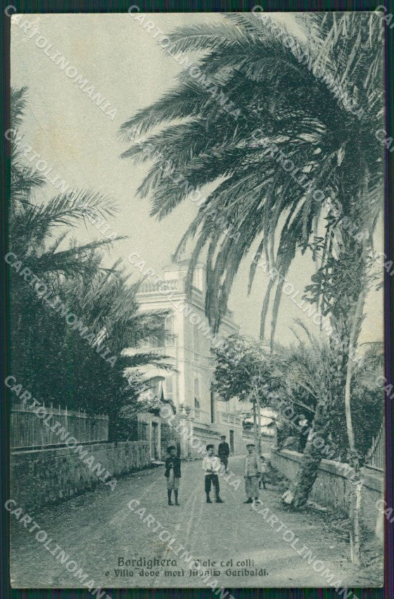 Imperia Bordighera PIEGA cartolina KV5265 – fronte