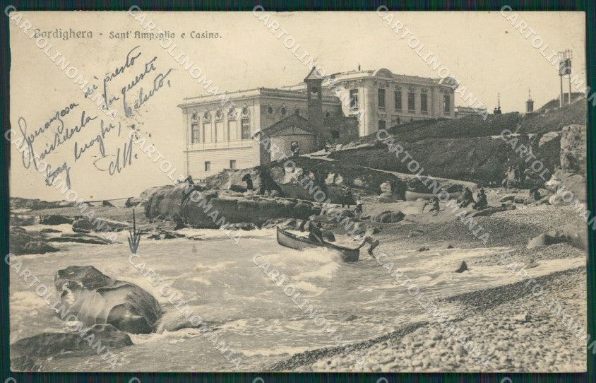 Imperia Bordighera PIEGHINA cartolina KV5270 – fronte