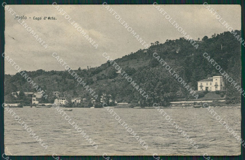 Novara Orta San Giulio Imolo PIEGHE cartolina KV5276 – fronte