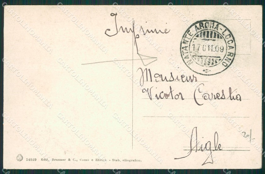 Verbania Stresa Isola Superiore cartolina KV5291 – retro