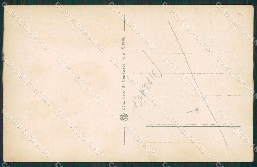 Verbania Stresa Isola Bella Mercato PIEGATA cartolina KV5292 – retro
