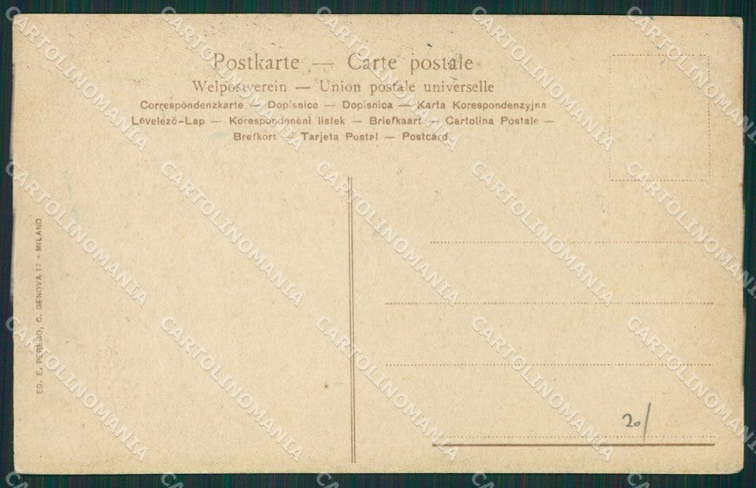 Verbania Lago Maggiore Saluti da Mappa cartolina KV5298 – retro