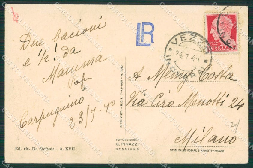 Verbania Carpugnino cartolina KV5308 – retro